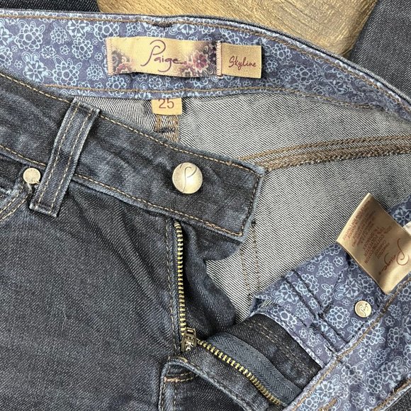 PAIGE Blue Jeans Pants Denim ((size 25)) - Picture 6 of 9
